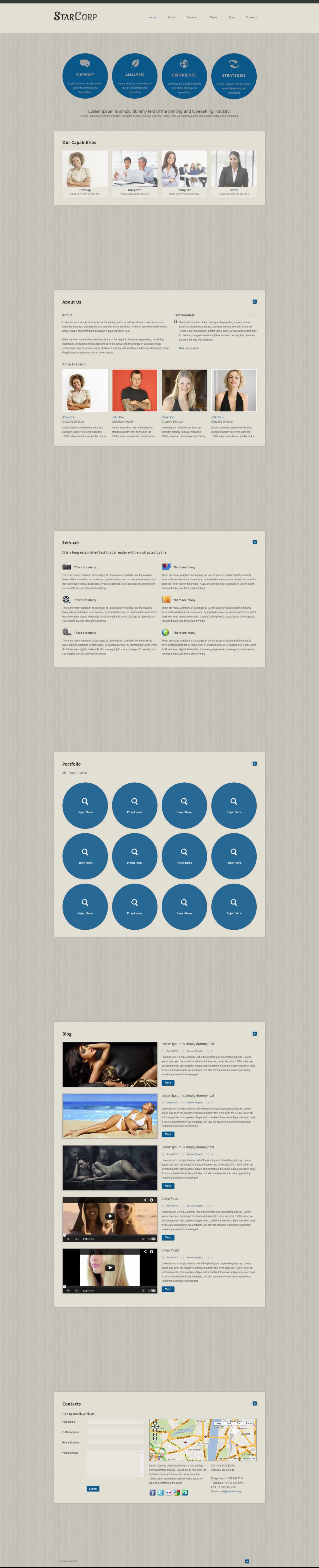 Business 1-page Design